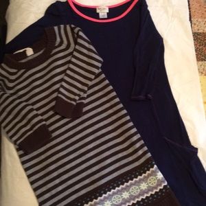 2 girl’s 3/4-length sleeve dresses